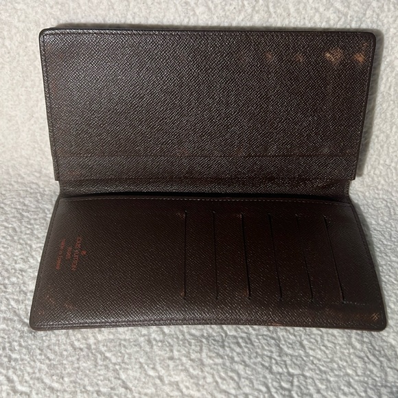 Louis Vuitton Damier Checkbook wallet with card slots Made in France - Picture 3 of 12